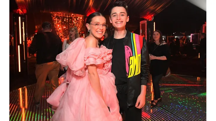 Millie Bobby Brown y Noah Schnapp