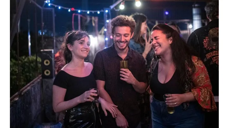 Carolina Kopelioff, Ruggero Pasquarelli y Johanna Chiefo