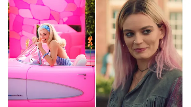 Margot Robbie y Emma Mackey protagonizan Barbie.