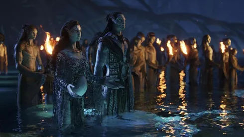 James Cameron dirige Avatar: The Way of Water.