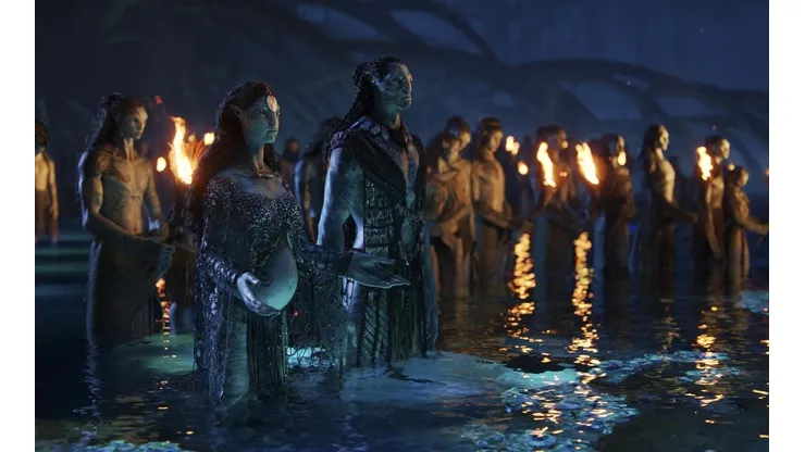 James Cameron dirige Avatar: The Way of Water.