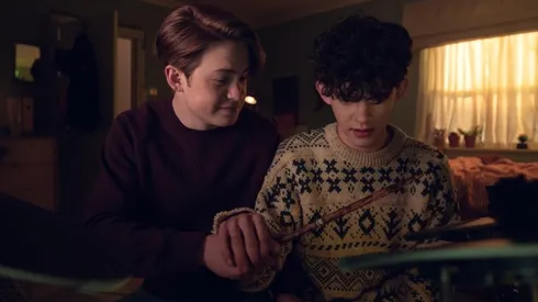 Joe Locke y Kit Connor en Heartstopper