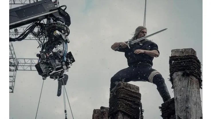 Henry Cavill rodando The Witcher