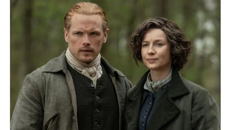 Sam Heughan y Caitriona Balfe