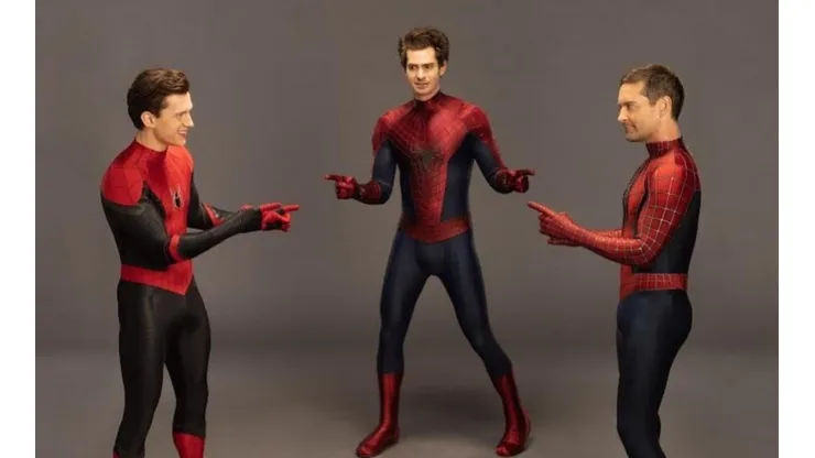 Tom Holland, Andrew Garifeld y Tobey Maguire