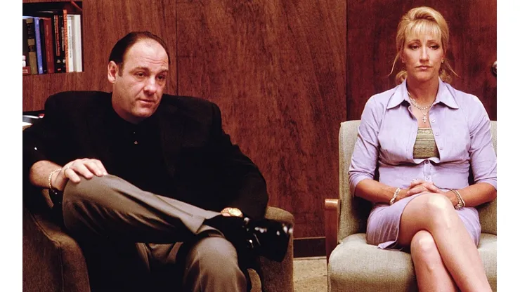 James Gandolfini y Eddie Falco, figuras de la serie.