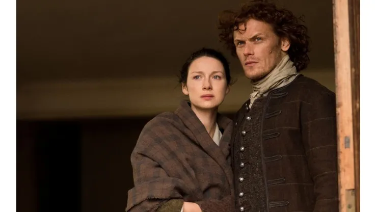 Sam Heughan y Caitriona Balfe