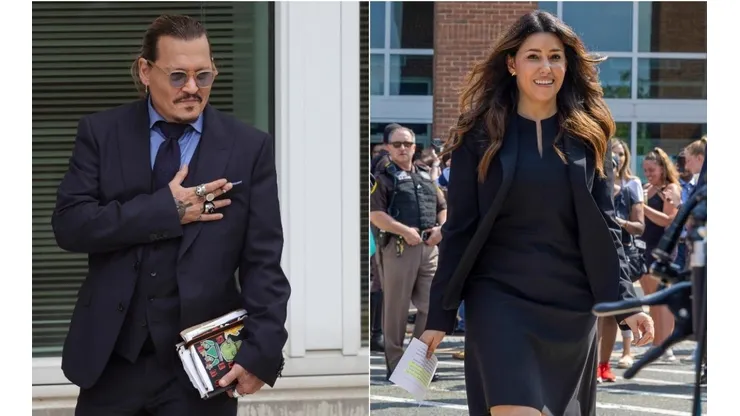 Johnny Depp y Camille Vasquez