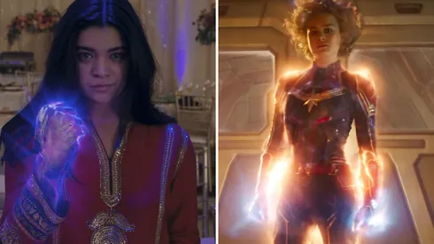 Iman Vellani y Brie Larson se reencontrarán en The Marvels.