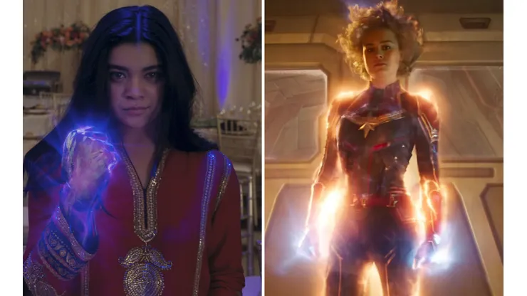 Iman Vellani y Brie Larson se reencontrarán en The Marvels.