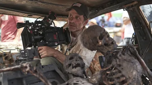 Zack Snyder en el set de Army of the dead.