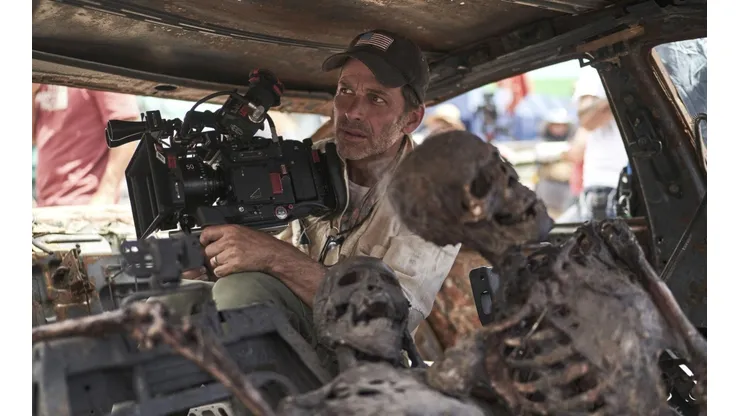 Zack Snyder en el set de Army of the dead.