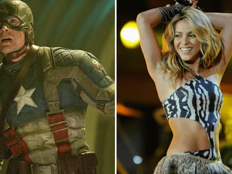 Chris Evans predijo su vínculo con Shakira en Capitán América