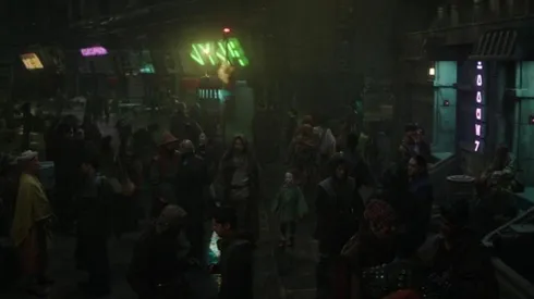 Obi-Wan en Daiyu junto a Leia