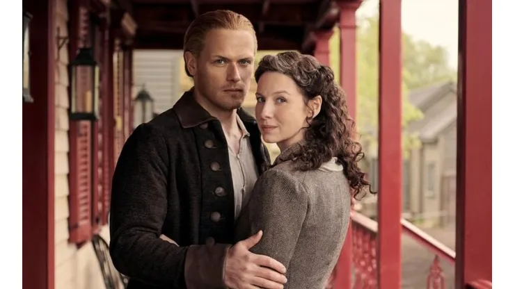 Sam Heughan y Caitriona Balfe