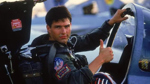 Tom Cruise protagoniza Top Gun.