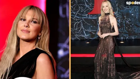 Millie Bobby Brown y Amybeth McNulty