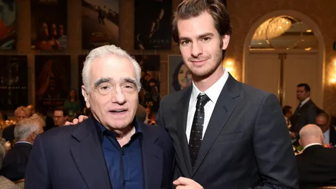 Martín Scorsese y Andrew Garfield