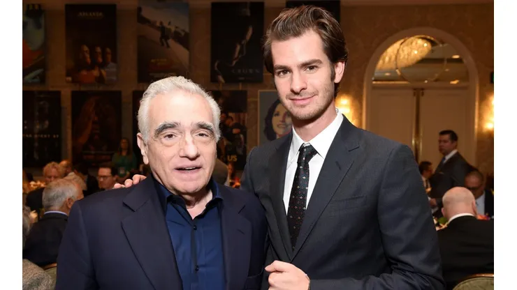 Martín Scorsese y Andrew Garfield