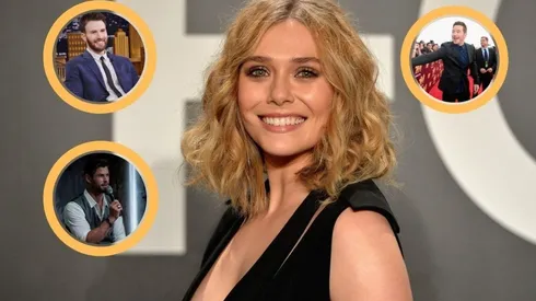 Elizabeth Olsen, Chris Evans, Chris Hemsworth y Chris Pratt