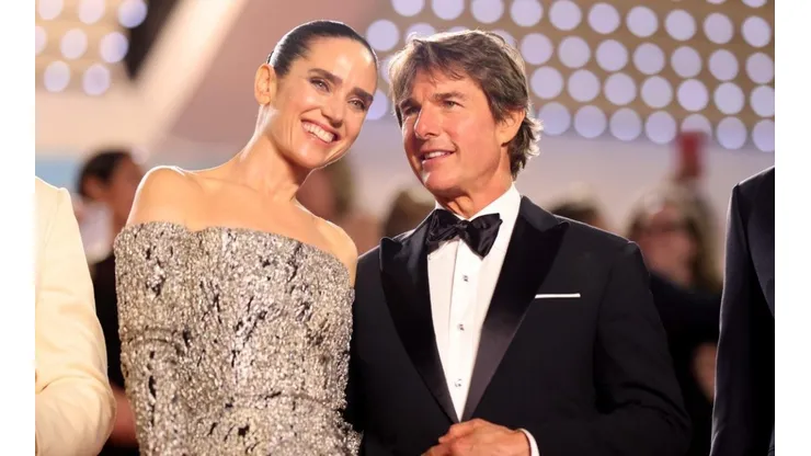 Jennifer Connelly y Tom Cruise en Cannes 2022.
