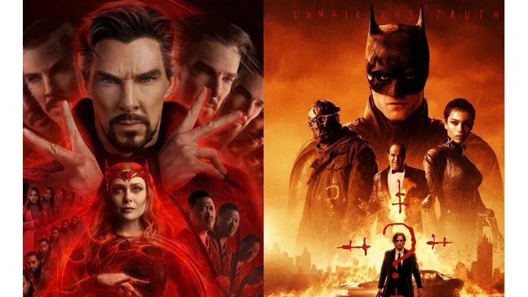 ¿Doctor Strange 2 o The Batman? Cuál película tuvo mejor recaudación en su primer fin de semana.
