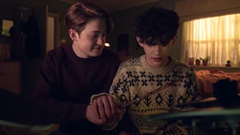 Joe Locke y Kit Connor en Heartstopper