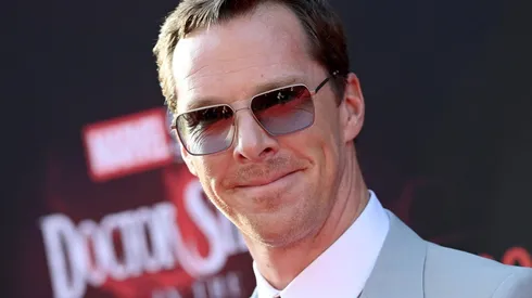 Cumberbatch en la premier mundial de Doctor Strange 2.