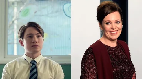 Olivia Colman y Kit Connor