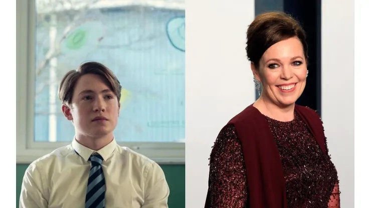 Olivia Colman y Kit Connor