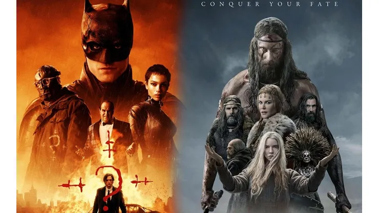 Los posters de The Batman y The Northman.