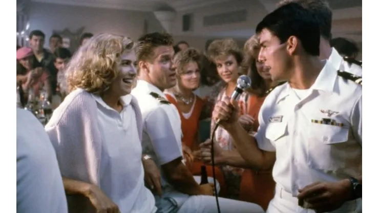 Maverick y Charlie en Top Gun