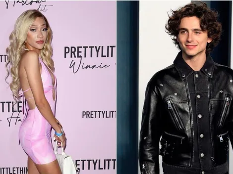 La modelo que se besó con Timothée Chalamet recibió amenazas