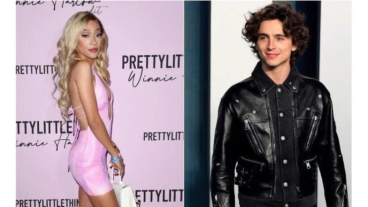 Sarah Talabi y Timothée Chalamet