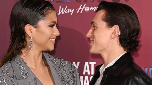 Zendaya y Tom Holland, juntos en la presentación de Spider-Man.