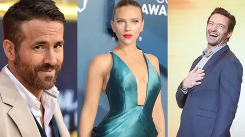 Ryan Reynolds, Scarlett Johansson y Hugh Jackman