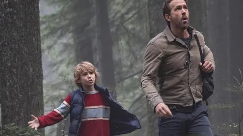 Walker Scobell y Ryan Reynolds.
