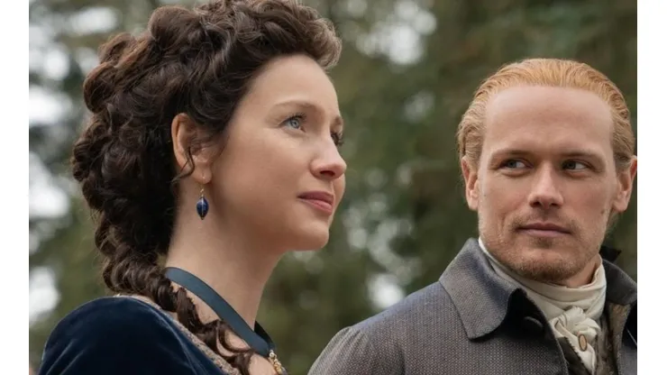 Sam Heughan y Caitriona Balfe