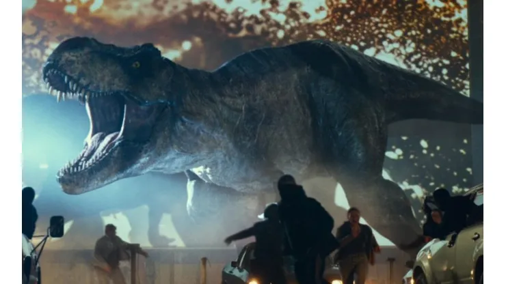 Un T-Rex en acción