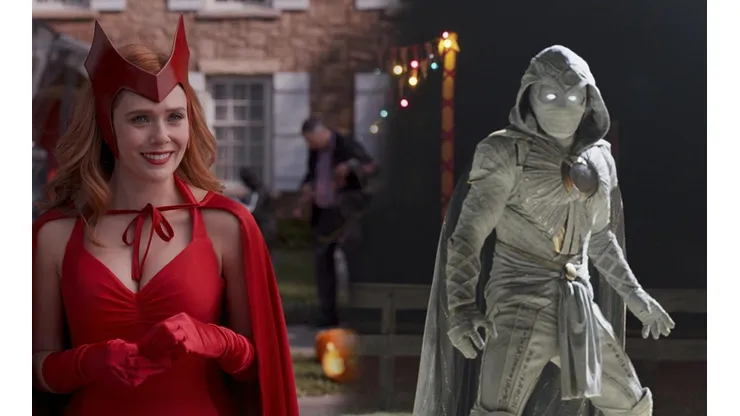 Scarlet Witch y Moon Knight.
