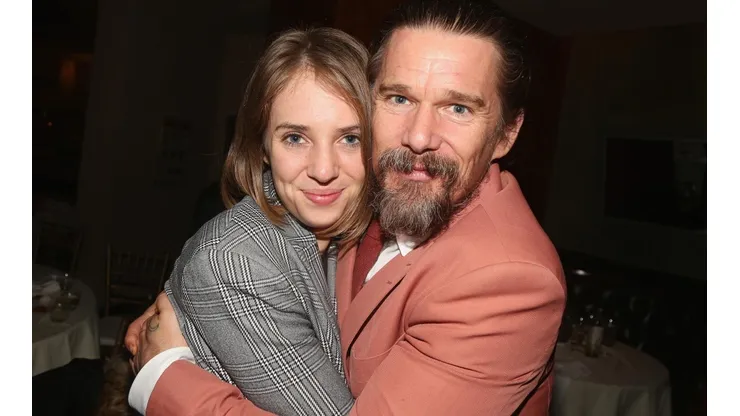 Ethan Hawke junto a su hija Maya, actriz de Stranger Things.
