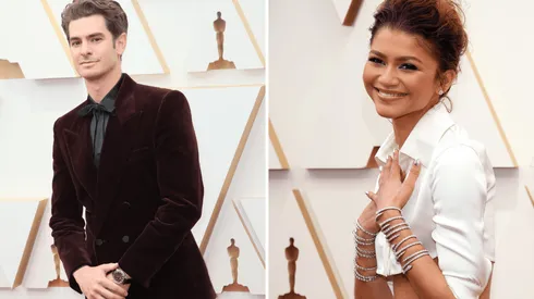 Zendaya y Andrew Garfield se encontraron en la alfombra roja de los Premios Oscar.