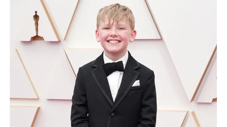 Jude Hill en la alfombra roja.