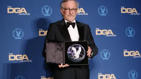 Spielberg, durante los premios del gremio de directores.