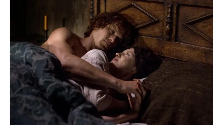 Outlander: la condición de Sam Heughan para las escenas íntimas con Caitriona Balfe.