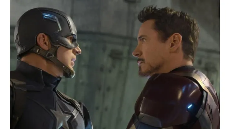 El Capitán América y Iron Man