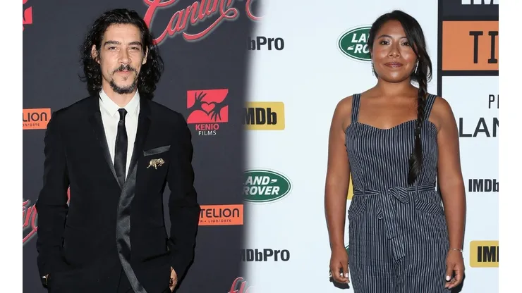 Oscar Jaenada y Yalitza Aparicio.