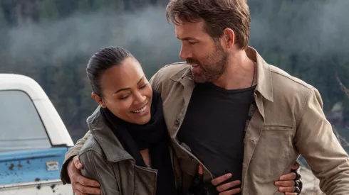 Zoe Saldaña y Ryan Reynolds