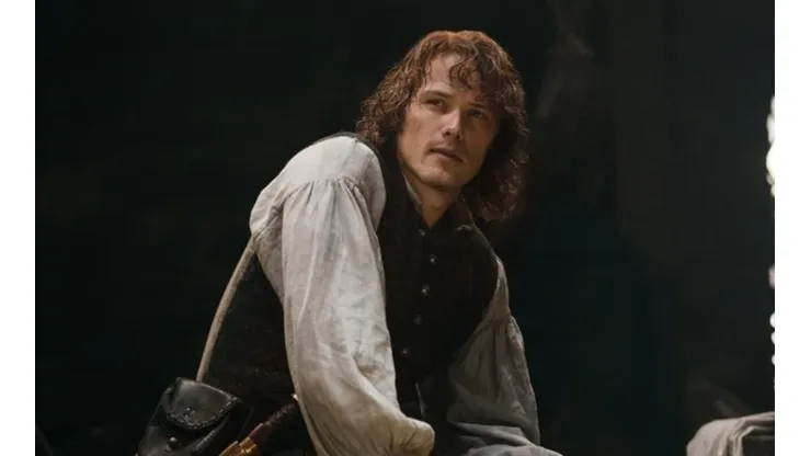 Sam Heughan en Outlander.