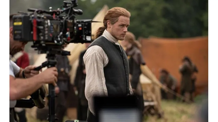 Sam Heughan como Jamie Fraser